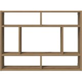  Zidna polica Artisan hrast 75x16x55 cm Konstruirano drvo | Shoptok.si