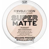 Revolution Relove Super Matte Powder matirajoči puder odtenek Translucent 6 g