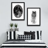 Wallity slika wolf, 2 dela, 30 x 40cm Cene