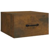 Maison Chic Stenska Nočna omarica - Nočna miza dimljeni hrast 35x35x20 cm, (21689314) Cene
