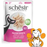 Schesir Cat Pouch Chicken With Ham in Jelly 70g, Piletina i Šunka u Želeu | ePonuda.com
