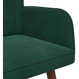 SOFA za dvije osobe Tamnozelena 115 x 61 x 87 cm Baršun | Eponuda.com