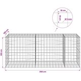  Gabion s žicom debljine 5 mm i mrežom 10x10 cm 250x100x100 cm - 100 cm 100 cm 250 cm | shoptok.hr