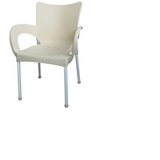 Mega Plast baštenska stolica Smart, krem Cene