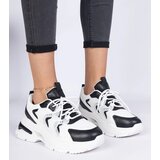 D/CEO marka niezdefiniowana Black-and-white women's sports sneakers Lamula | ePonuda.com
