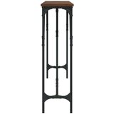  Konzolni stol boja smeđeg hrasta 180x23x75 cm konstruirano drvo | shoptok.hr