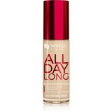 AA Wings of Color All Day Long Long Lasting Foundation dolgoobstojen tekoči puder odtenek 504 Natural Beige 30 ml Cene
