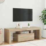 TV ormarić s LED svjetlima boja hrasta sonome 120 x 35 x 40 cm | shoptok.hr