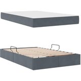  s madracem i skladištem Tamno siva 120 x 200 cm Baršun | shoptok.hr