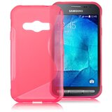  Gumijasti / gel etui S-Line za Samsung Galaxy Xcover 3 - roza | Shoptok.si