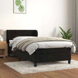 Box spring krevet s madracem crni 80 x 200 cm baršunasti | shoptok.hr