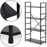ModernHome LOFT polica za knjige, 4 razine Slike