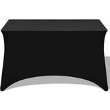  Rastezljivi Stolnjak 2 kom 243x76x74 cm Crni | shoptok.hr