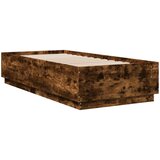  Okvir kreveta za pod Dimljeni hrast 80 x 200 cm | shoptok.hr