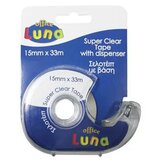 Luna Prozorni lepilni trak širine 15mm s plastičnim trgalom | Shoptok.si