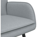 SOFA za dvije osobe Svijetlo siva 115 x 61 x 87 cm tkanina | shoptok.hr