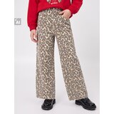Sinsay Wide leg traperice s leopard printom Slike