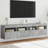 vidaXL Zidni TV ormarići LED 2 kom boja betona 80x30x40 cm | shoptok.hr