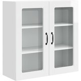  Zidni stakleni ormarić Visoki sjaj bijela 80 x 31 x 80 cm | shoptok.hr