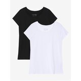 Orsay Set of two women's basic T-shirts in white and black - Women | shoptok.hr