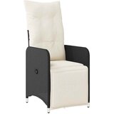  5-dijelni vrtni bistro set od poliratana s jastucima crni | shoptok.hr