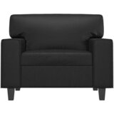  Fotelja crna 60 cm od umjetne kože | shoptok.hr