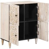  Kreveta s pohranom Bijelo 60 x 33 5 x 75 cm Čvrsto drvo manga - Bijelo | shoptok.hr