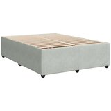  Krevet s oprugama i madracem svjetlosivi 140x190 cm baršunasti | shoptok.hr