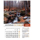  KALENDAR &amp;quot;PRIRODA 2027&amp;quot; 13 LISTOVA, SPIRALA Slike