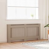 vidaXL Pokrov radiatorja 2 pcs Rjava 172x19x81.5cm Konstruiran les Cene