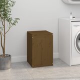  Kutija za rublje boja meda 44 x 44 x 66 cm od masivne borovine | shoptok.hr