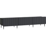 TV ormar s ladicama Crna 147 x 34,5 x 32 cm Konstruirano drvo | shoptok.hr