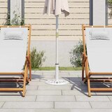  Stalak za suncobran bijeli 40 x 40 x 32 cm od lijevanog željeza | Eponuda.com
