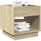  Noćni ormarić s beskonačnim LED boja hrasta sonome 50x50x50 cm | shoptok.hr
