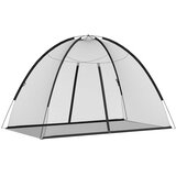  Komarnik Mongolia s vratima 220 mrežasti crni 200x120x130 cm | shoptok.hr