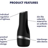 Satisfyer Men Classic - ročni sesalni masturbator (srebrn) | Shoptok.si