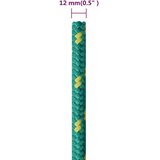 vidaXL Brodski konop zeleni 12 mm 25 m od polipropilena | shoptok.hr