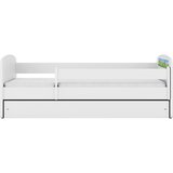 MID.YOU Dječji krevet Dreamy safari 160x80 sa madracem s ladicom Bijela | shoptok.hr