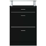 vidaXL Ormarić za cipele crni 63 x 24 x 104 cm od konstruiranog drva | shoptok.hr