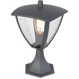 QAZQA Sodoben zunanji podstavek z lučmi temno siv - Platar | Shoptok.si