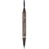 Essence Microblading svinčnik za obrvi s čopičem odtenek 04 Dark Brown 0.6 ml Cene