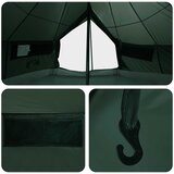 Tipi šator s krovom Maslinasto zelena 800 x 800 x 430 cm | Eponuda.com