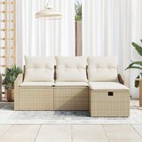  Set sofe s jastukom s pohranom 4 pcs Bež poliratan | shoptok.hr