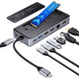 Orico om28pr-g2-bk-ep USB multiport typec+pd+HDMI+rj45+NVMe ( 110-0048 ) Cene