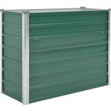 Furnova Visoka greda iz pocinkanega jekla 100x40x77 cm zelene barve, (21920012) | Shoptok.si