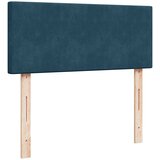  s oprugama i madracem plavi 120 x 200 cm baršun | shoptok.hr