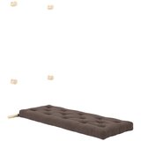 Karup Design Temno rjav fotelj iz rebrastega žameta Hooked – | Shoptok.si