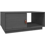  Stolić za kavu sivi 80 x 50 x 35,5 cm od masivne borovine | Eponuda.com