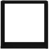  Zidne kockaste police 6 kom crni hrast 30x15x30 cm inženjersko drvo | Shoptok.si