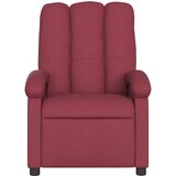  Masažna fotelja za odmor, tkanina, vino crvene boje | shoptok.hr